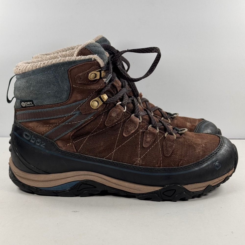 Oboz Bridger B-DRY Waterproof Hiking Boots Brown Womens 8.5 80702CD0718